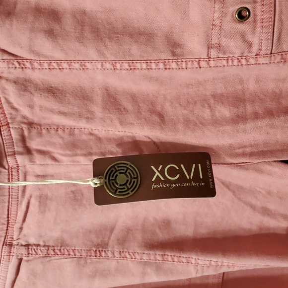XCVI Linen Blend Casual Pull-On Pant in Dusty Pink, Size XLarge, NWOT - Picture 9 of 11